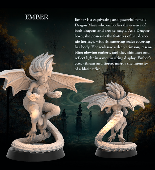 Tabletop Heroes - Ember the Dragon Mage