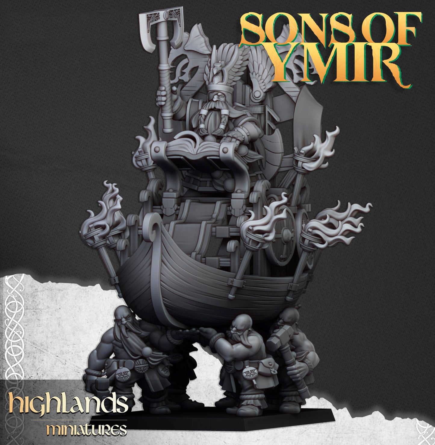 Great Dwarf King on Throne