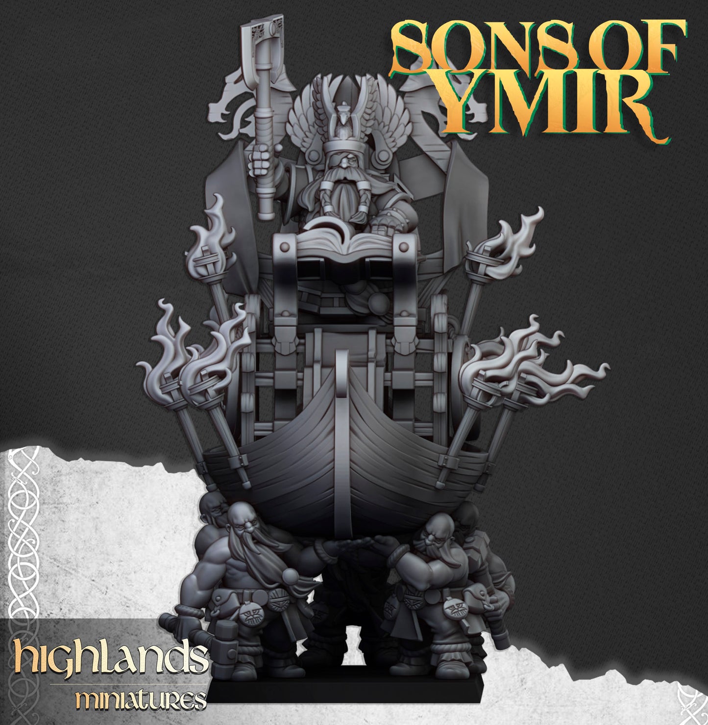 Great Dwarf King on Throne