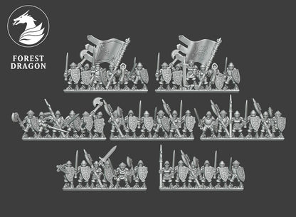 Chivalric Knights Army Deal 10MM Scale
