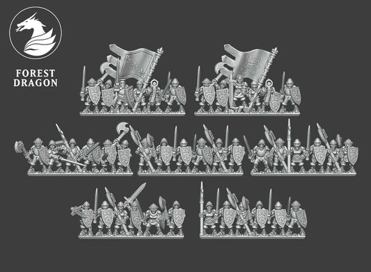 Chivalric Knights - Household Guard 10MM Scale
