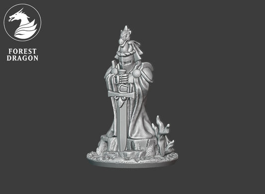 Chivalric Knights - Knight on foot 10MM Scale