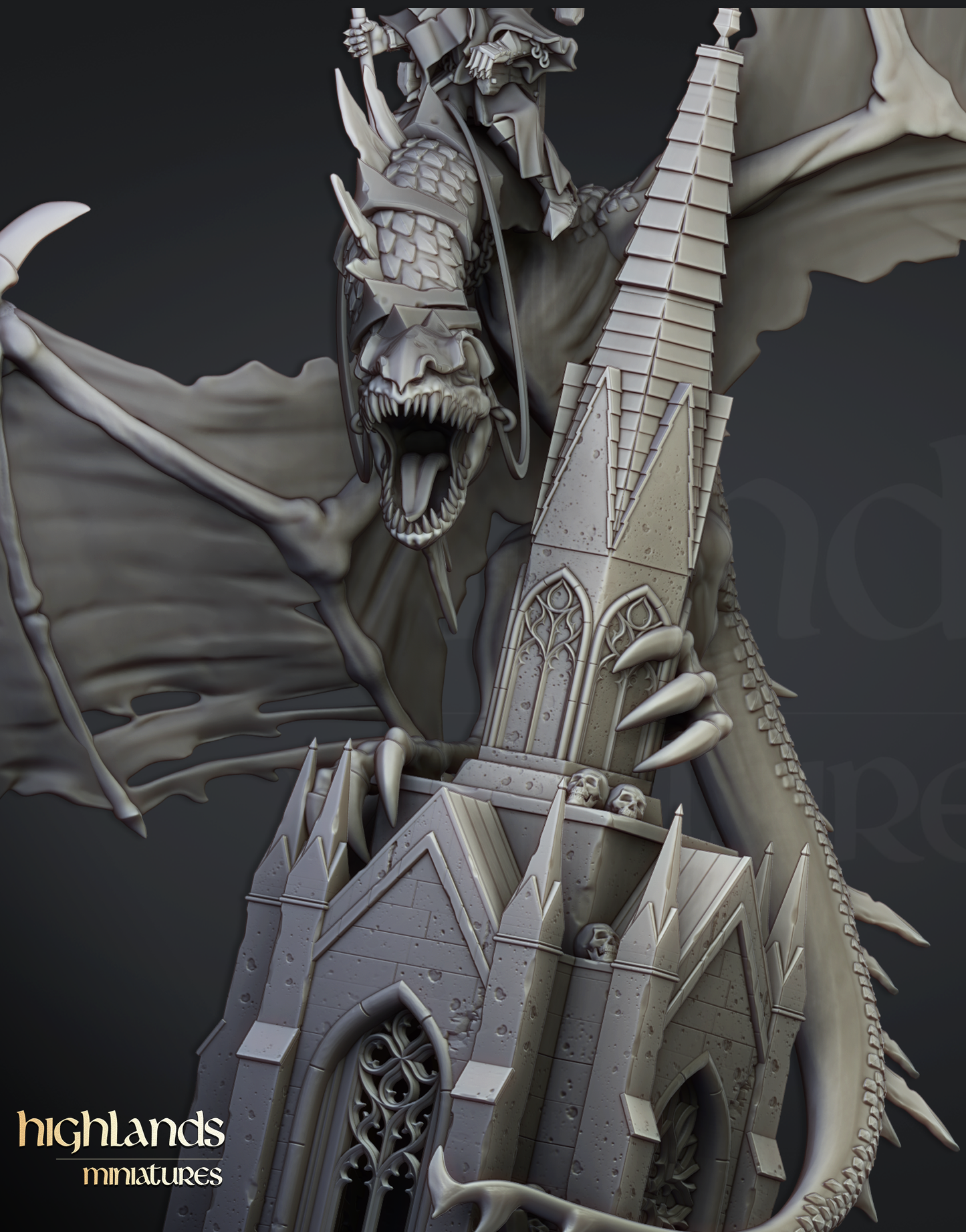 Necromancer on Flying Monster