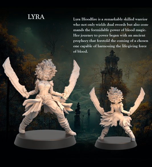 Tabletop Heroes - Lyra the Warrior