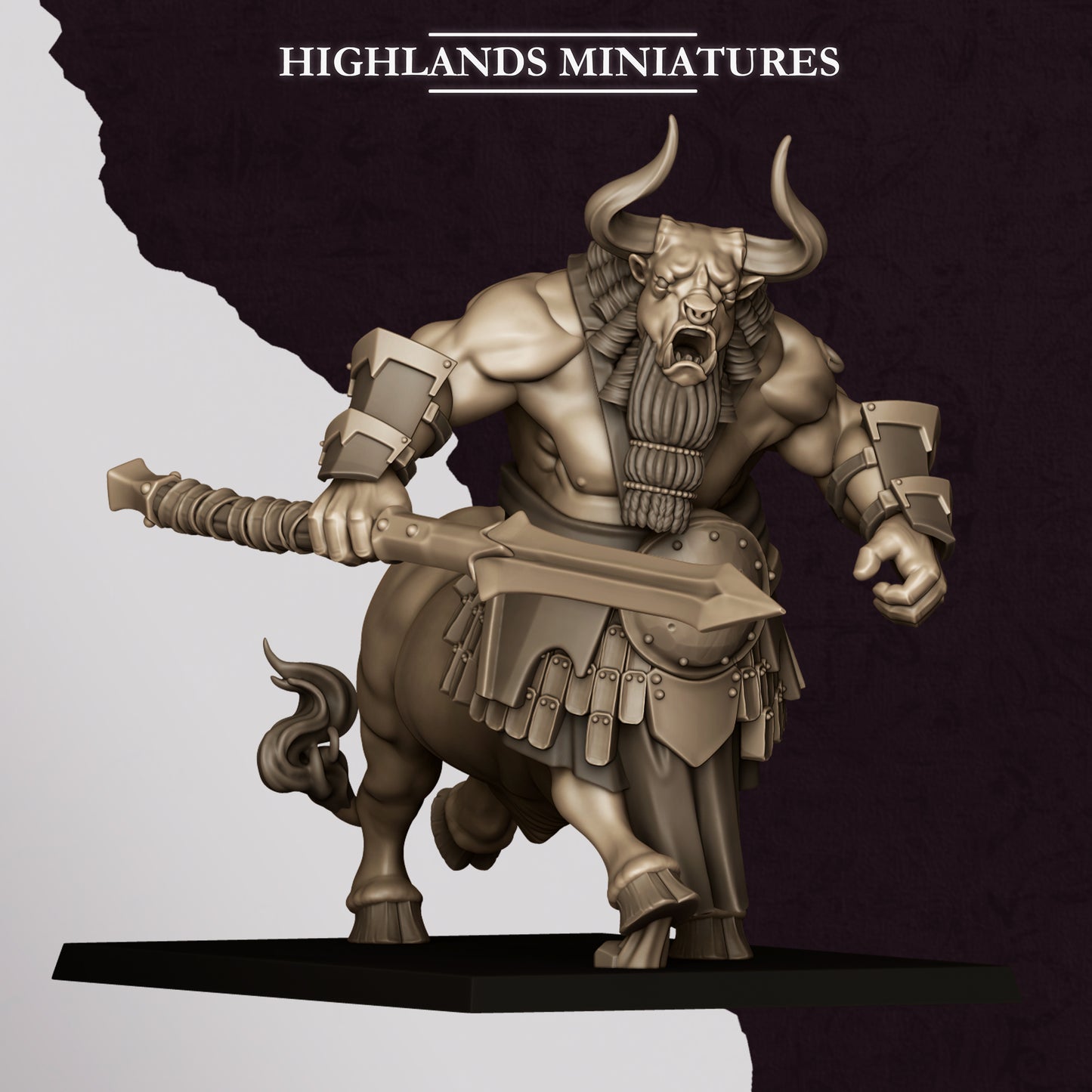 Sons of Marduk Minotaurs Two Handed Weapons