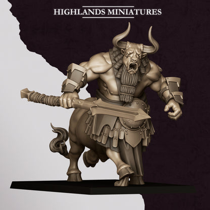 Sons of Marduk Minotaurs Two Handed Weapons