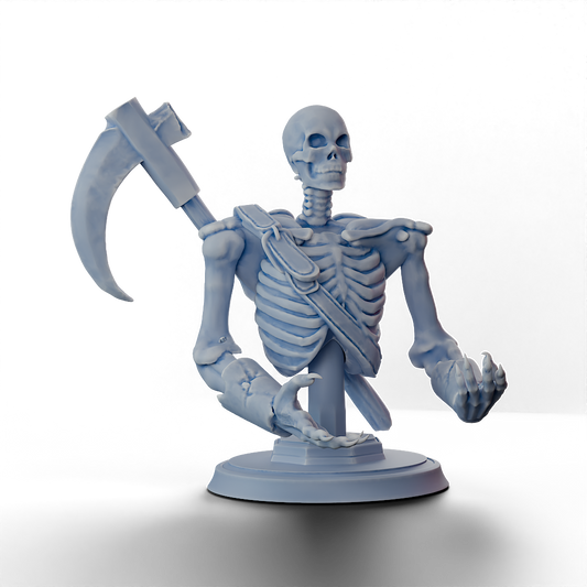 Skeleton War Mage Bust