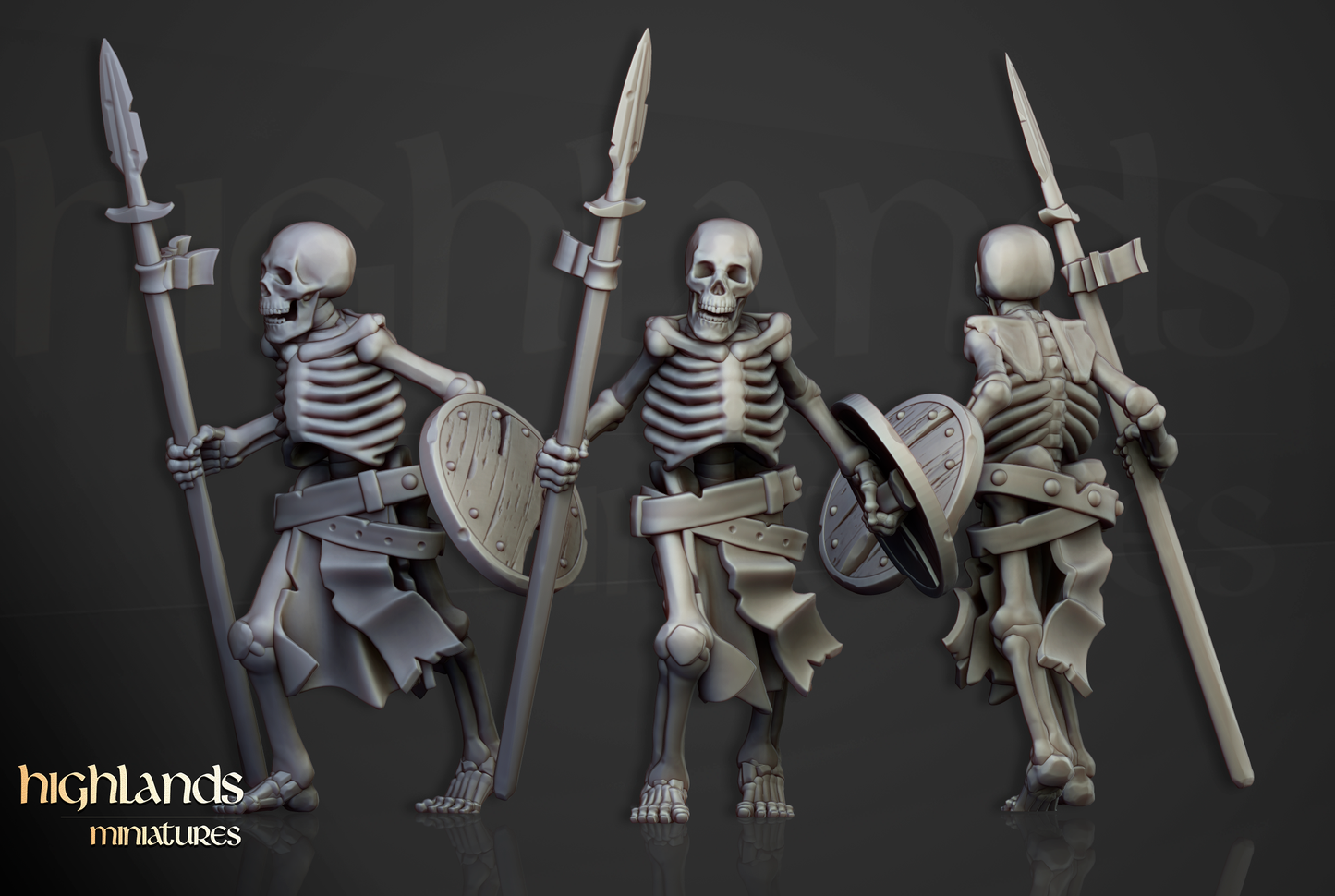 Skeleton Spearmen Rank & File