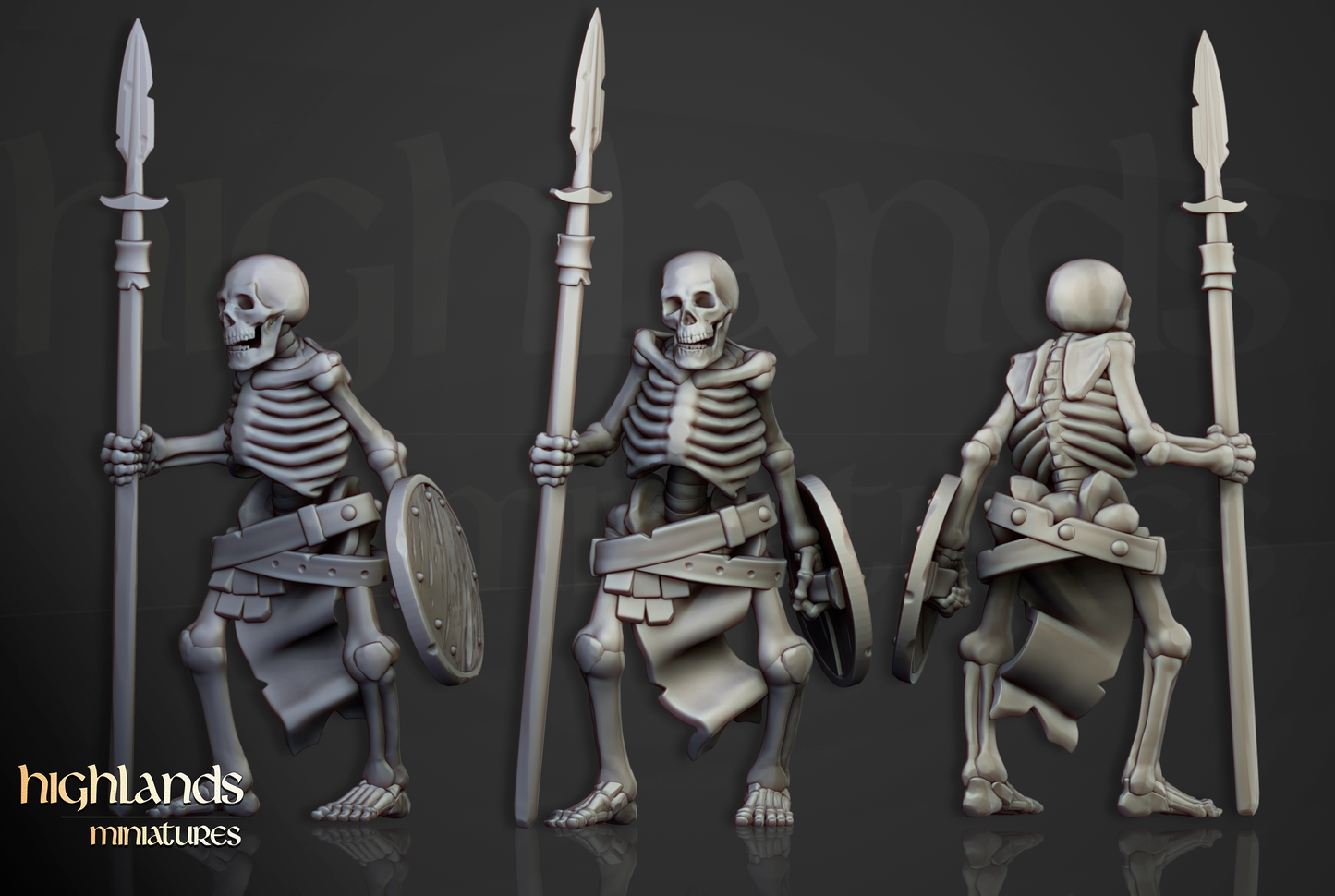 Skeleton Spearmen Rank & File