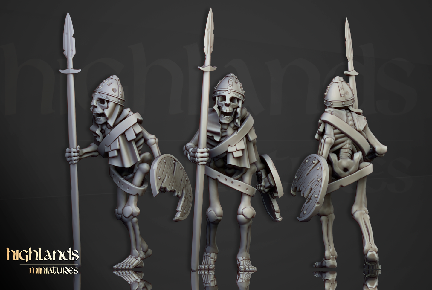 Skeleton Spearmen Rank & File