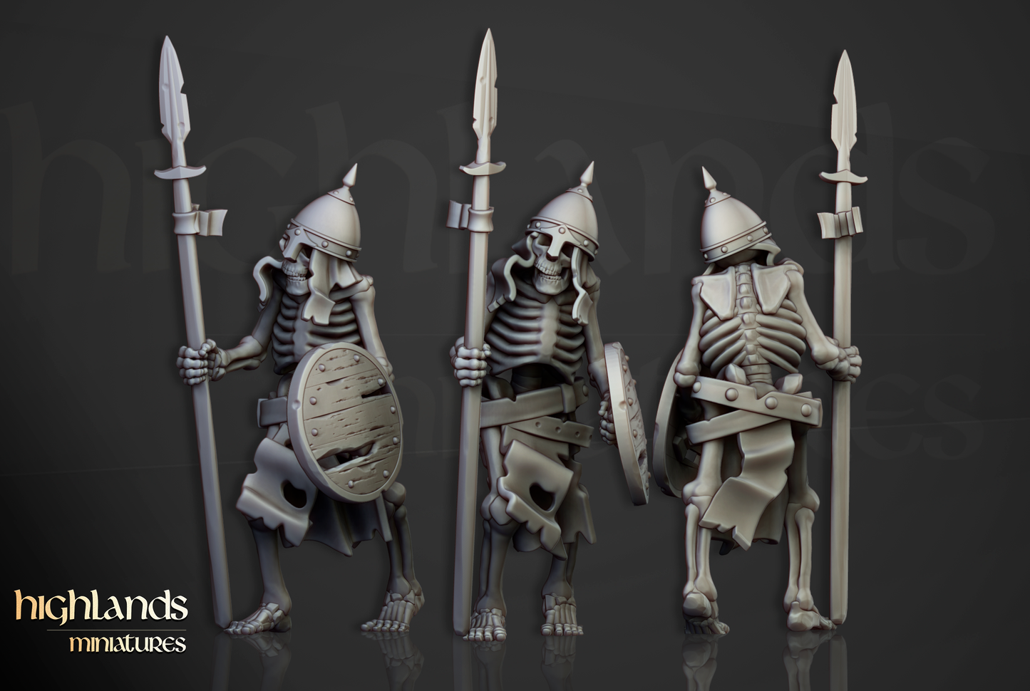 Skeleton Spearmen Rank & File