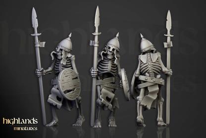 Skeleton Spearmen Rank & File