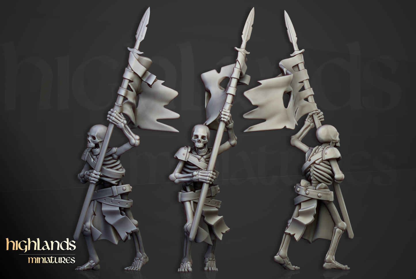Skeleton Spearmen Unit