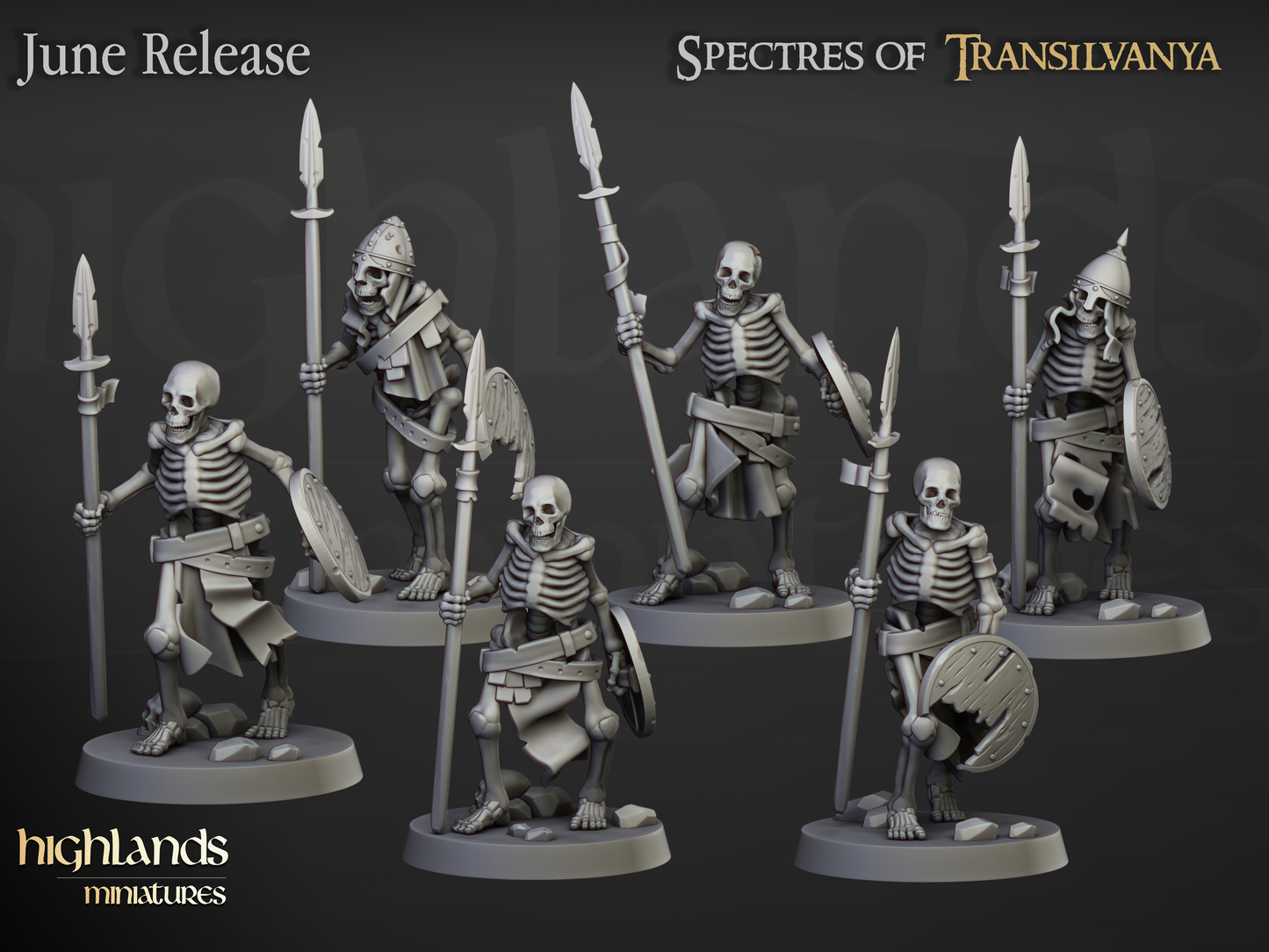 Skeleton Spearmen Rank & File