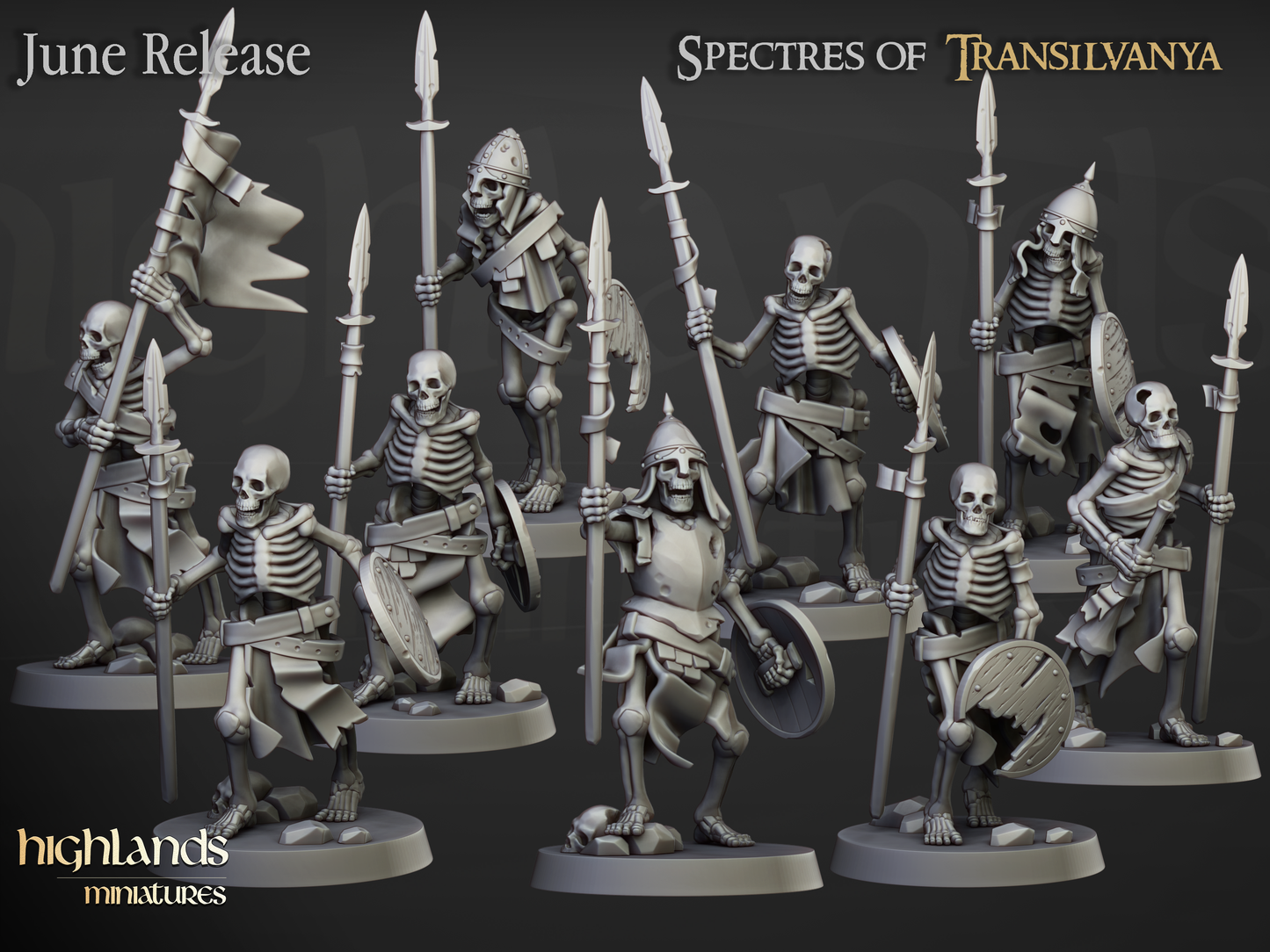 Skeleton Spearmen Unit