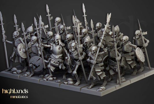 Skeleton Spearmen Rank & File
