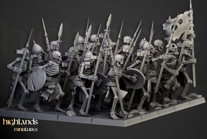 Skeleton Spearmen Unit
