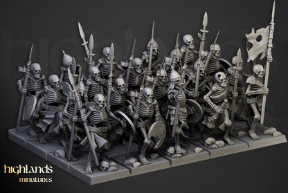 Skeleton Spearmen Unit