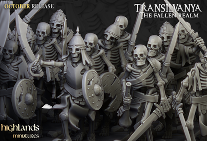 Skeleton Swordmen Command Group