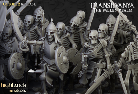 Skeleton Swordmen Command Group