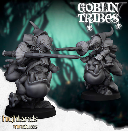 Swamp Goblins Mounted with Sticks