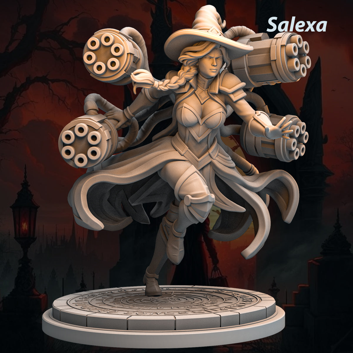 Tabletop Heroes - Salexa the Gun Witch