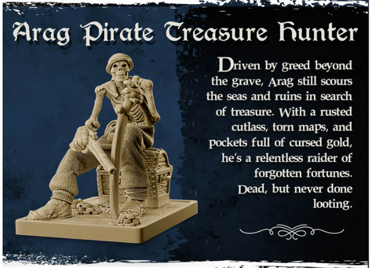 Arag Pirate Treasure Hunter