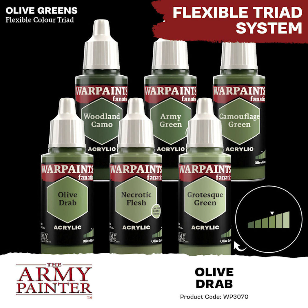 Fanatic Warpaint - Olive Drab