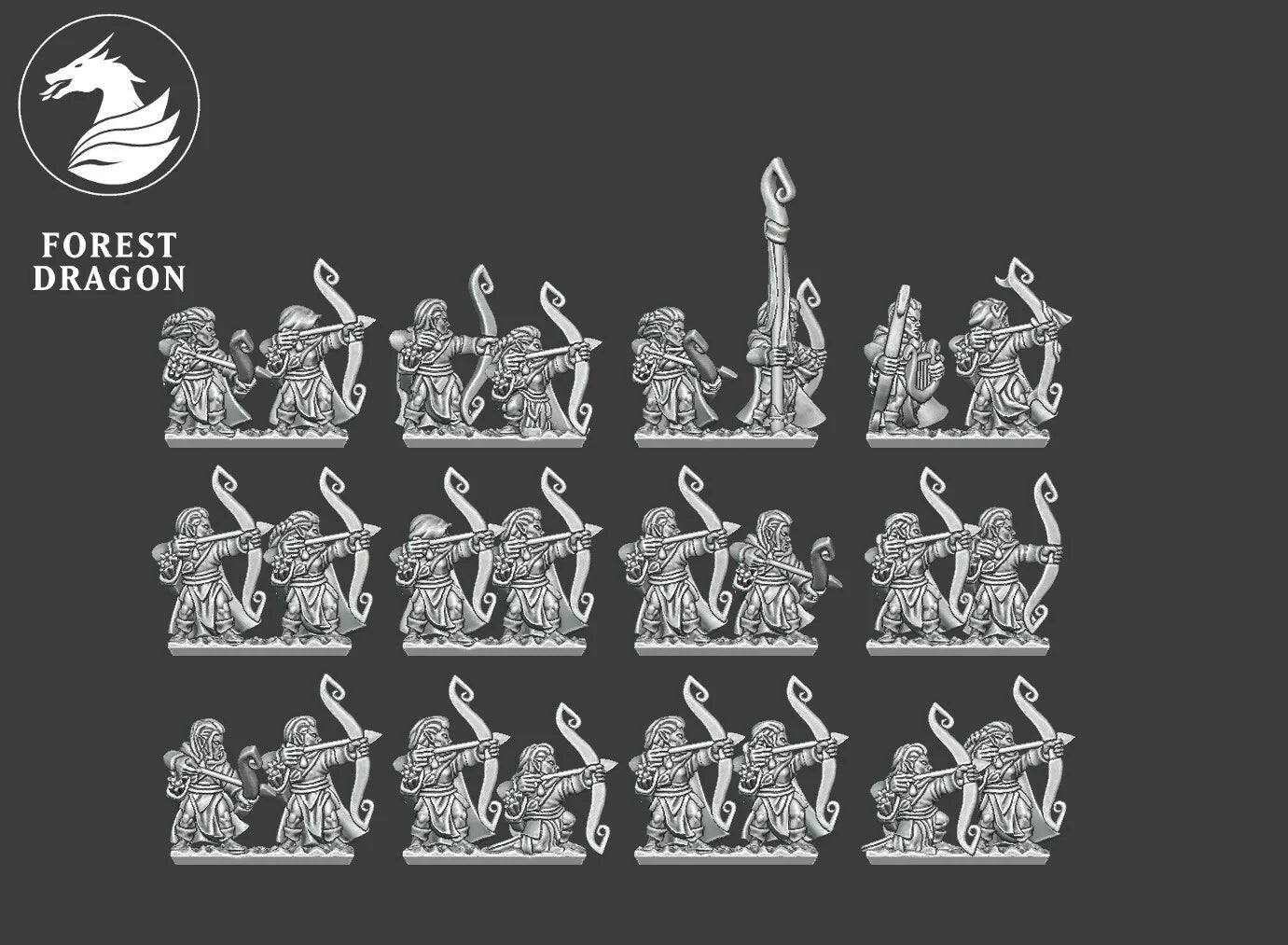 Wood Elves Army Deal 10MM Scale