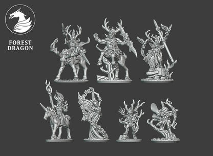 Wood Elves Army Deal 10MM Scale
