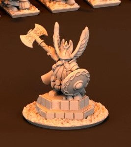 Dwarfs - Lord with Axe and Shield 10MM Scale