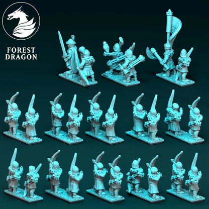 Chivalric Knights - Archers 10MM Scale