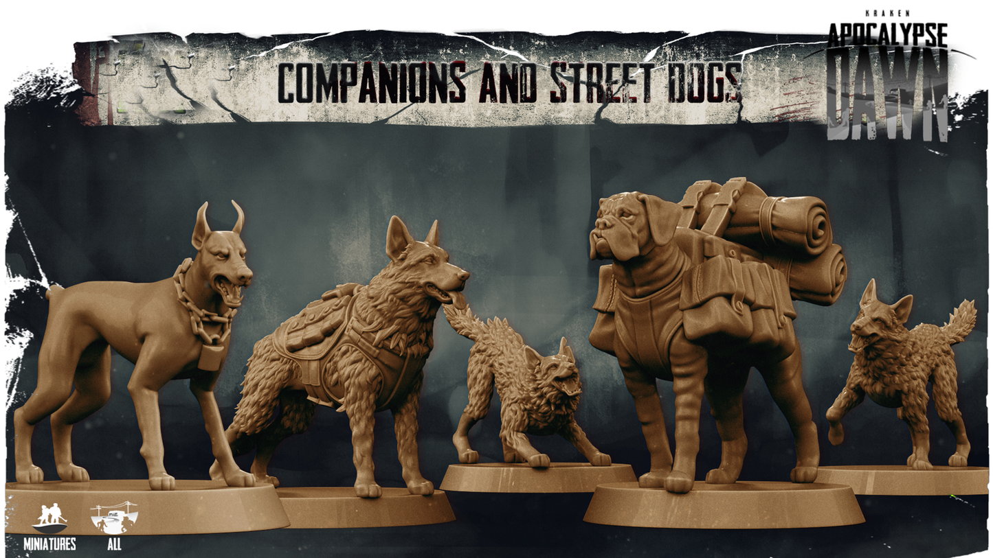 Apocalypse Dawn - Companion and Street Dogs Pack
