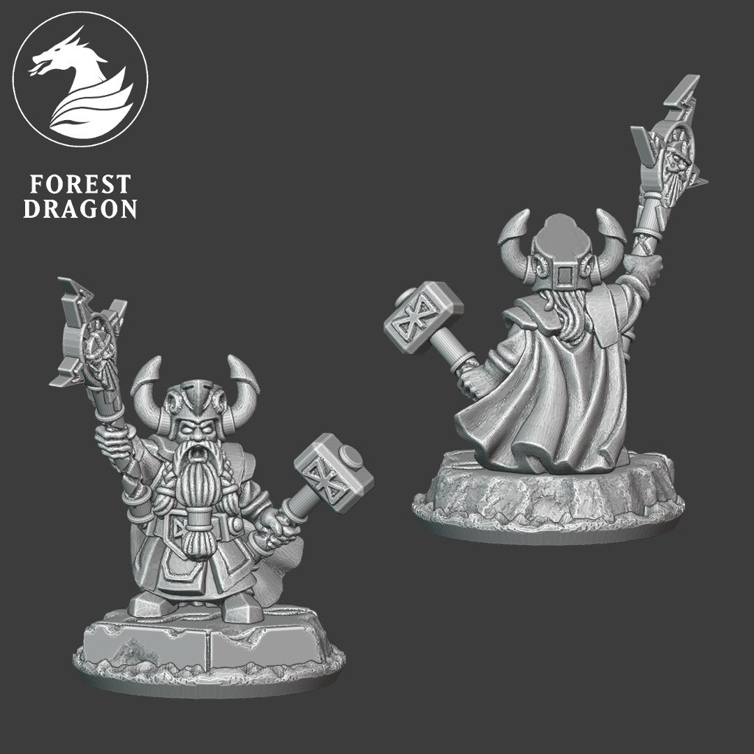 Dwarfs - High Loremaster 10MM Scale