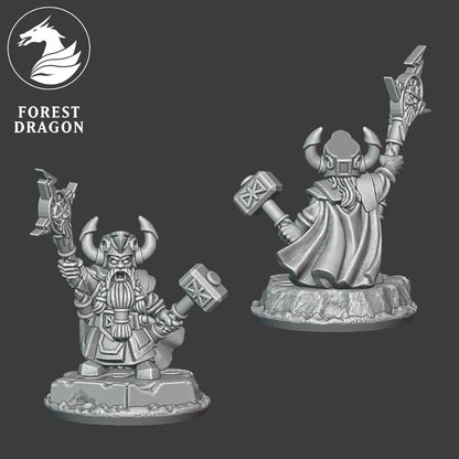 Dwarfs - High Loremaster 10MM Scale