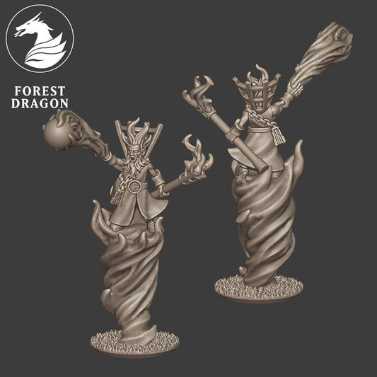 Imperial - Fire Wizard 10MM Scale
