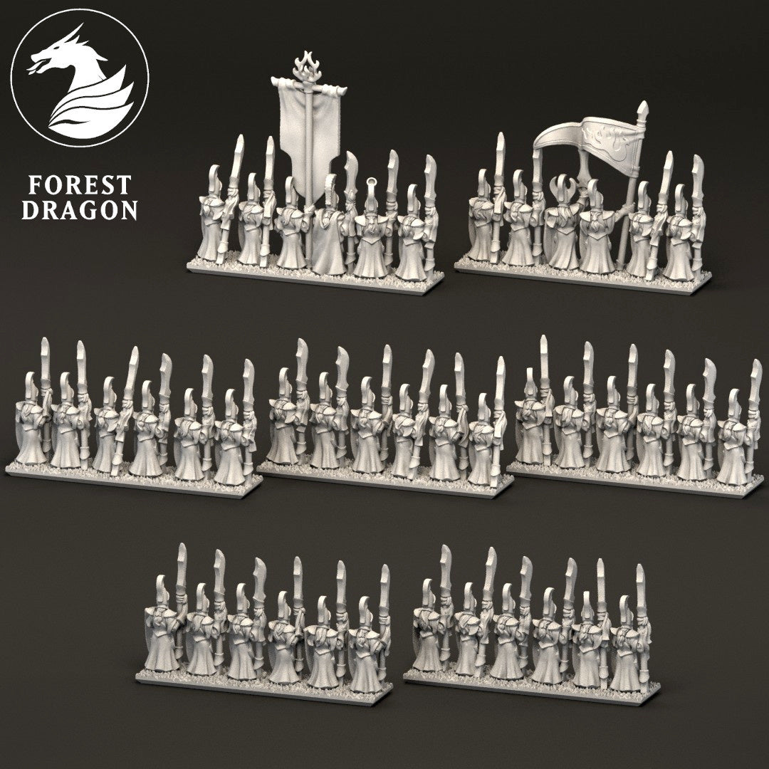 Aurethil Court - Glaive Infantry 10MM Scale