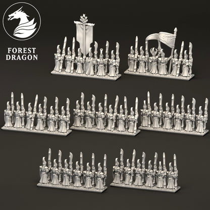 Aurethil Court - Glaive Infantry 10MM Scale