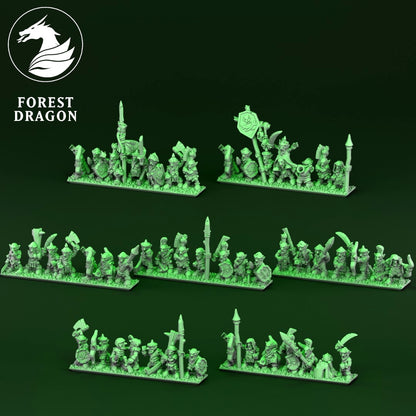 Orcs and Goblins Army Deal 10MM Scale