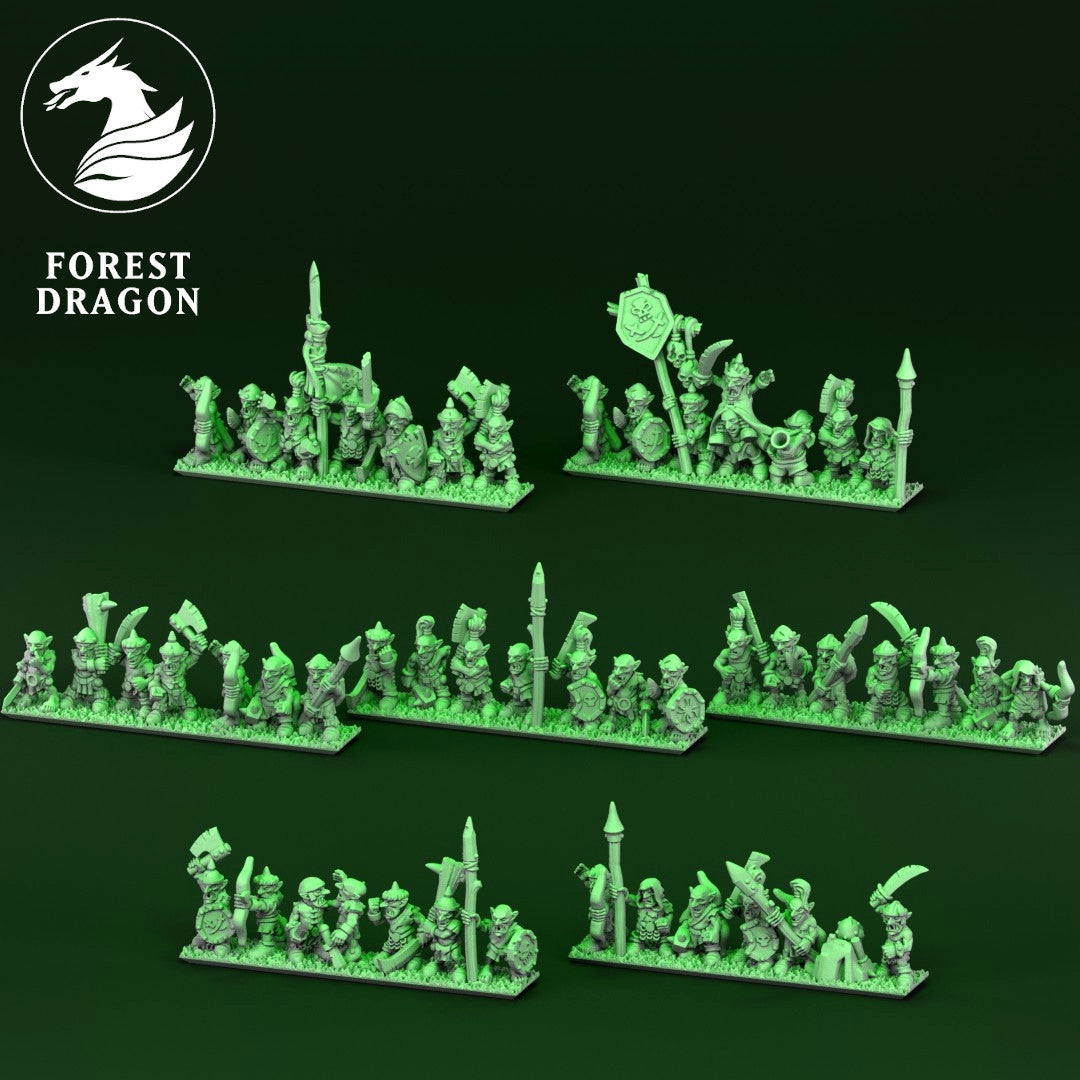 Orcs and Goblins - Goblin Light Infantry 10MM Scale
