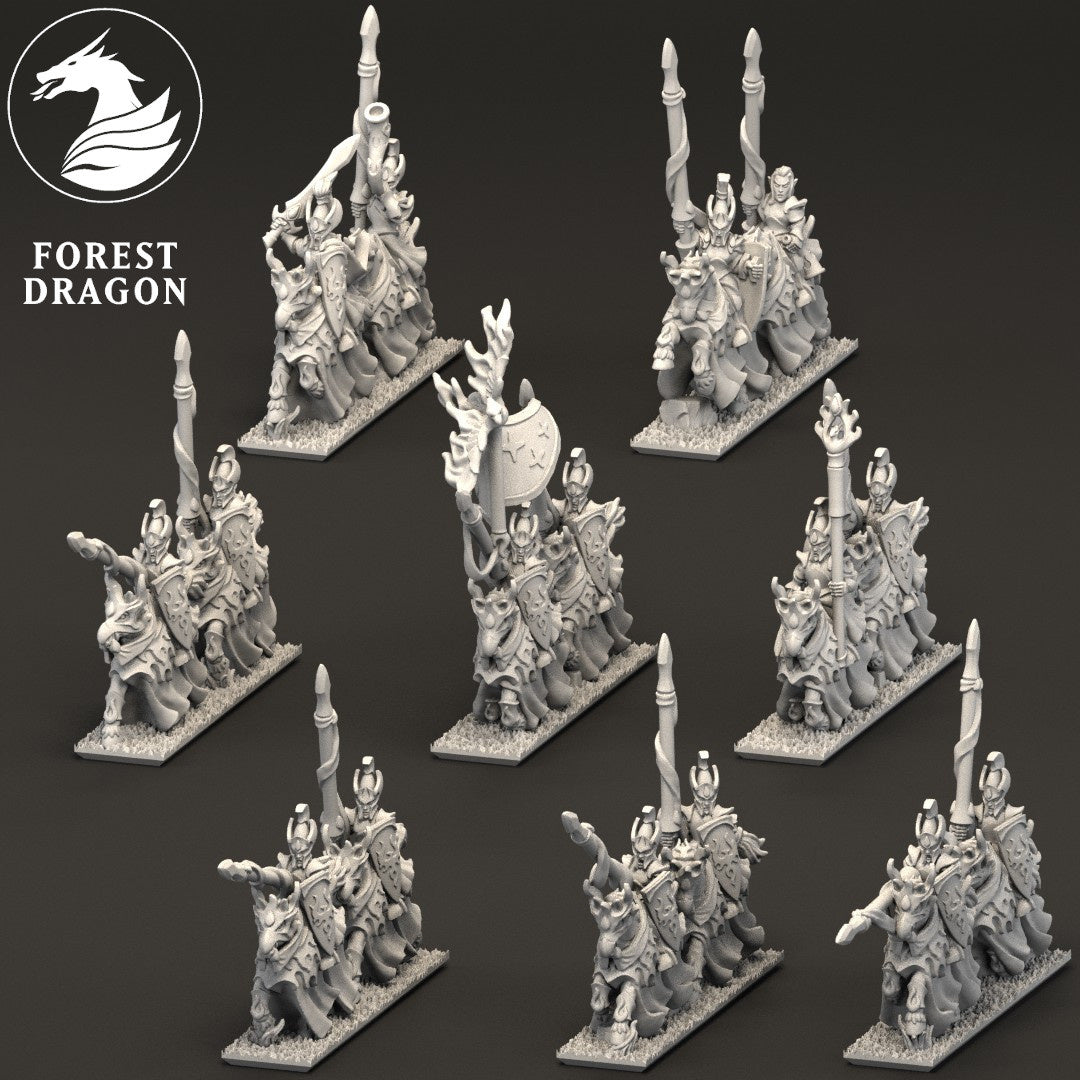 Aurethil Court - Heavy Cavalry 10MM Scale