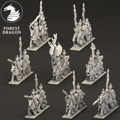 Aurethil Court - Heavy Cavalry 10MM Scale