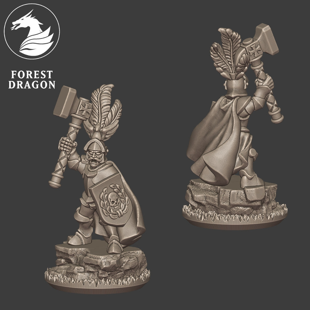 Imperial - Hero with Hammer 10MM Scale