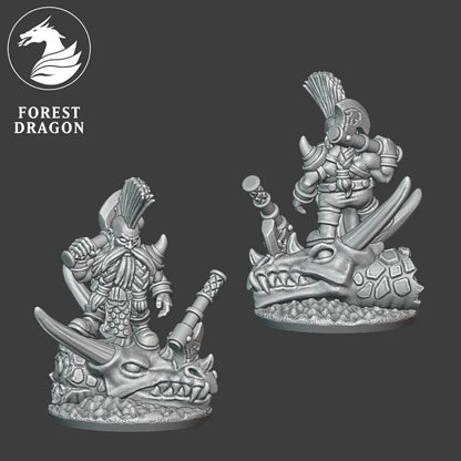 Dwarfs - Berserker Hero 10MM Scale