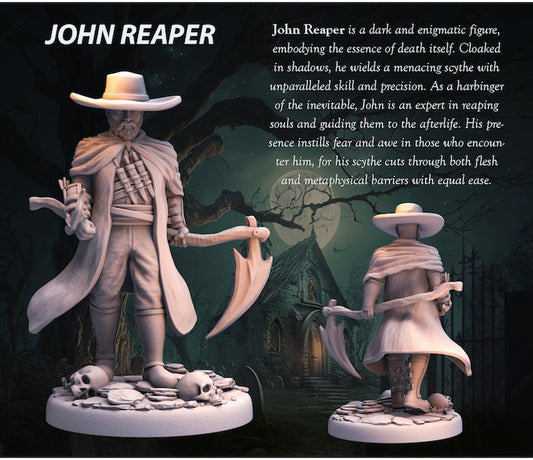Tabletop Heroes - John Reaper the Vampire Hunter