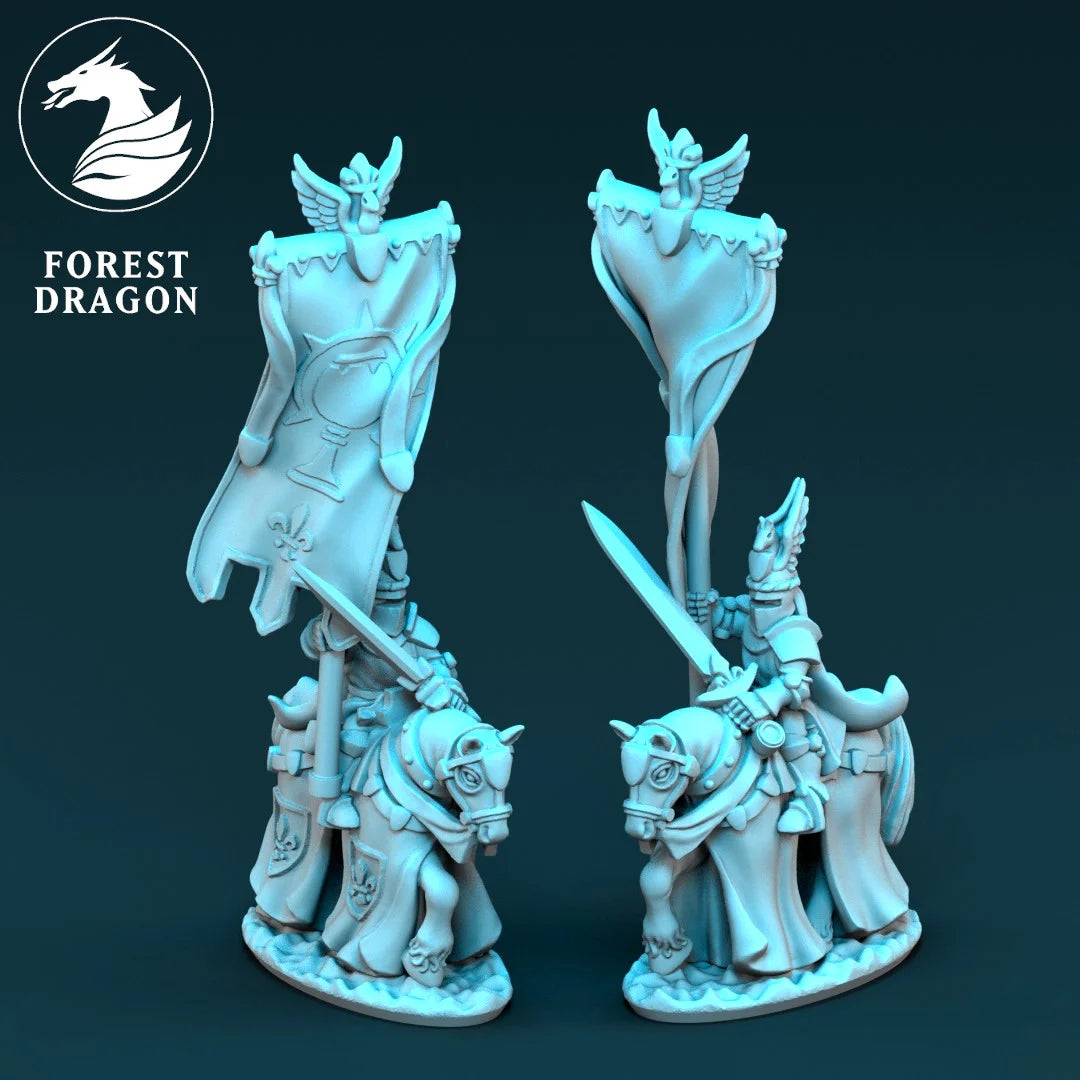 Chivalric Knights - Knight Army Standard 10MM Scale