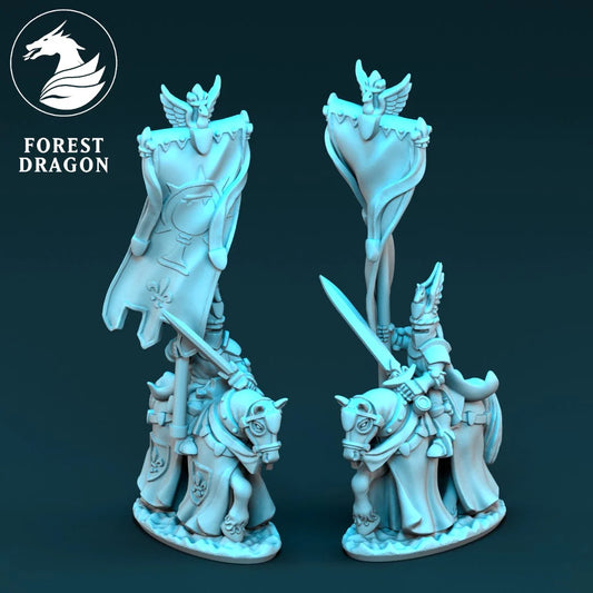 Chivalric Knights - Knight Army Standard 10MM Scale