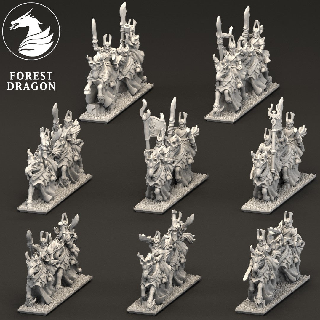 Aurethil Court - Light Cavalry Infantry 10MM Scale