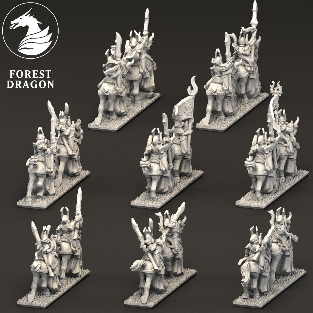 Aurethil Court - Light Cavalry Infantry 10MM Scale