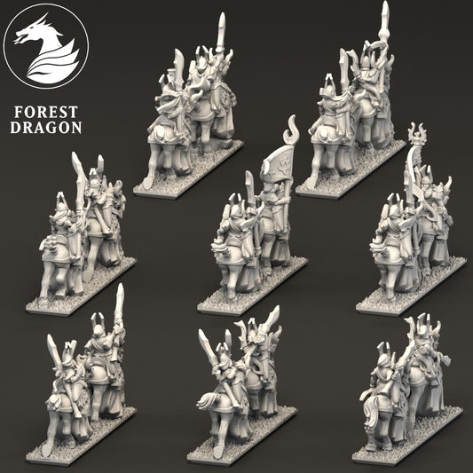 Aurethil Court - Light Cavalry Infantry 10MM Scale